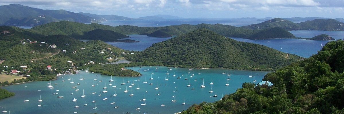 View of Coral Bay from the Villa