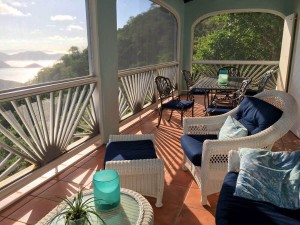 Upstairs Screened In Porch